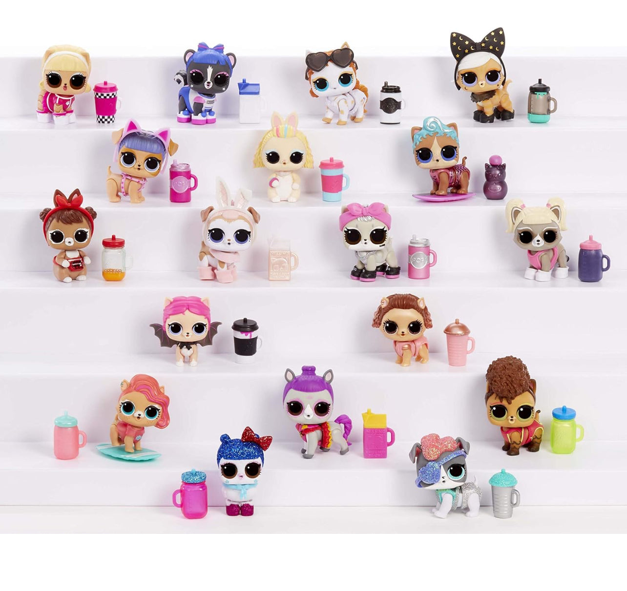 LOL Surprise Fluffy Pets Winter Disco Series with Removable Fur and 9 Surprises