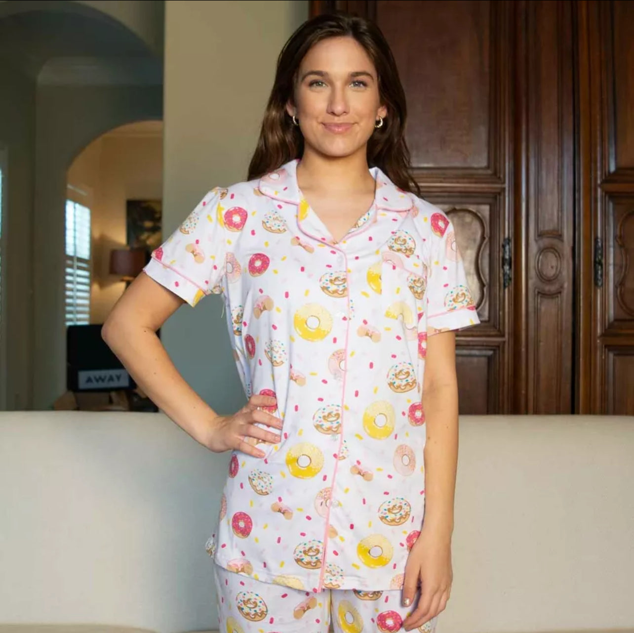 Donut Pajama Sleep Short Set
