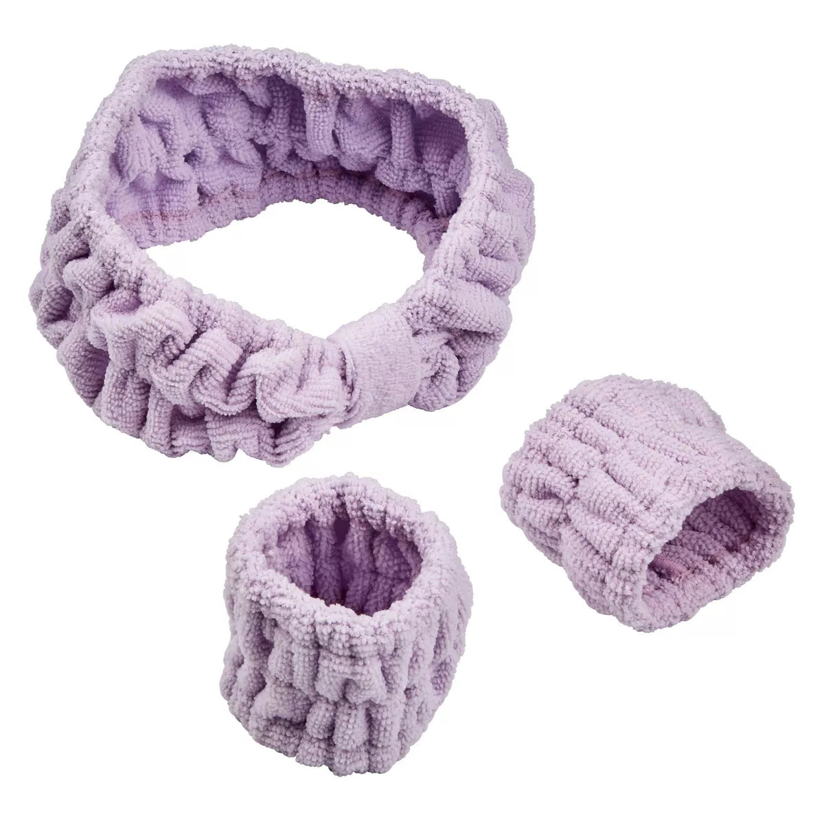 Conair 3 Piece Spa Headwrap with Wrist Band Set