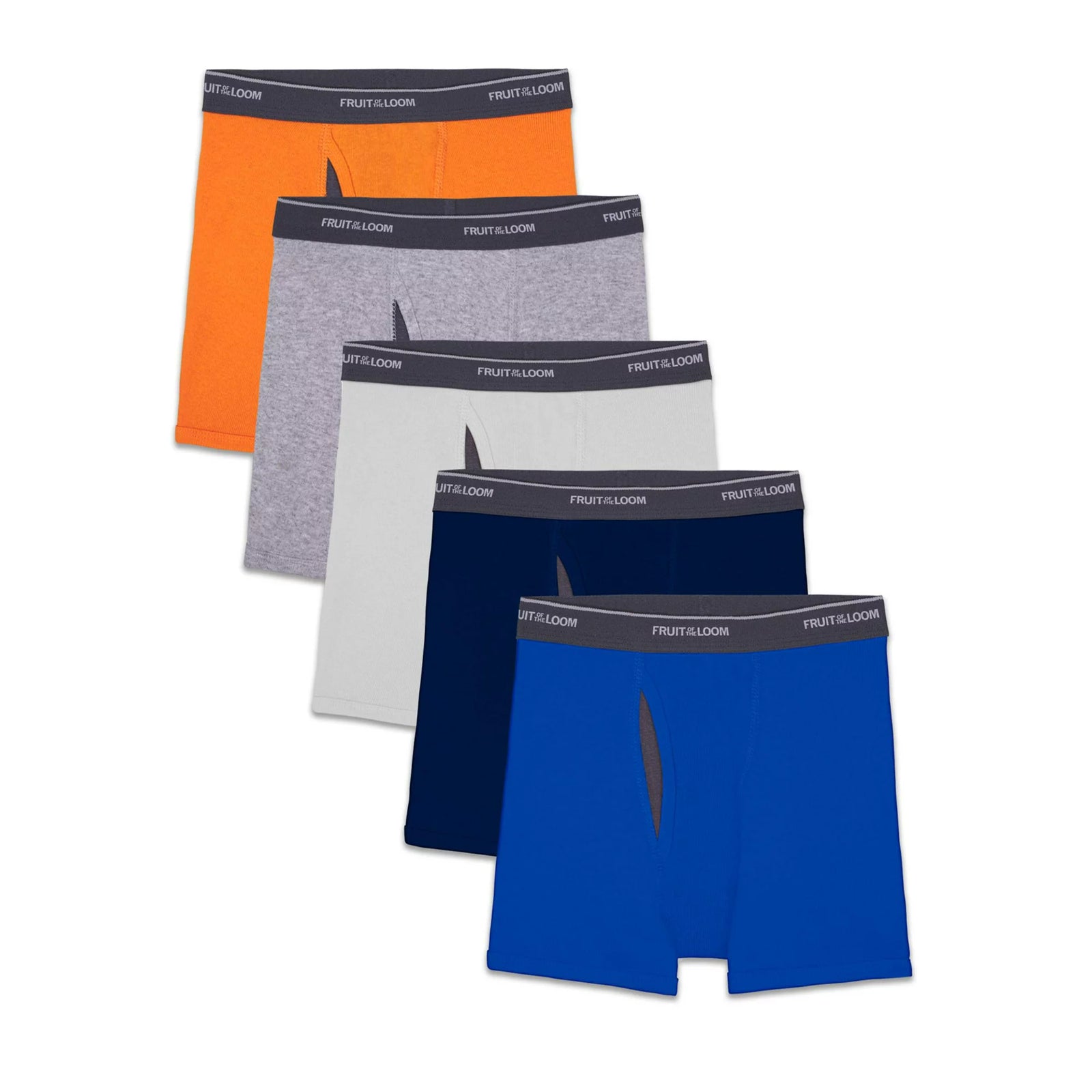 Fruit of the Loom Boys' Tag Free 3-Pack Boxer Briefs - Assorted Prints/Colors