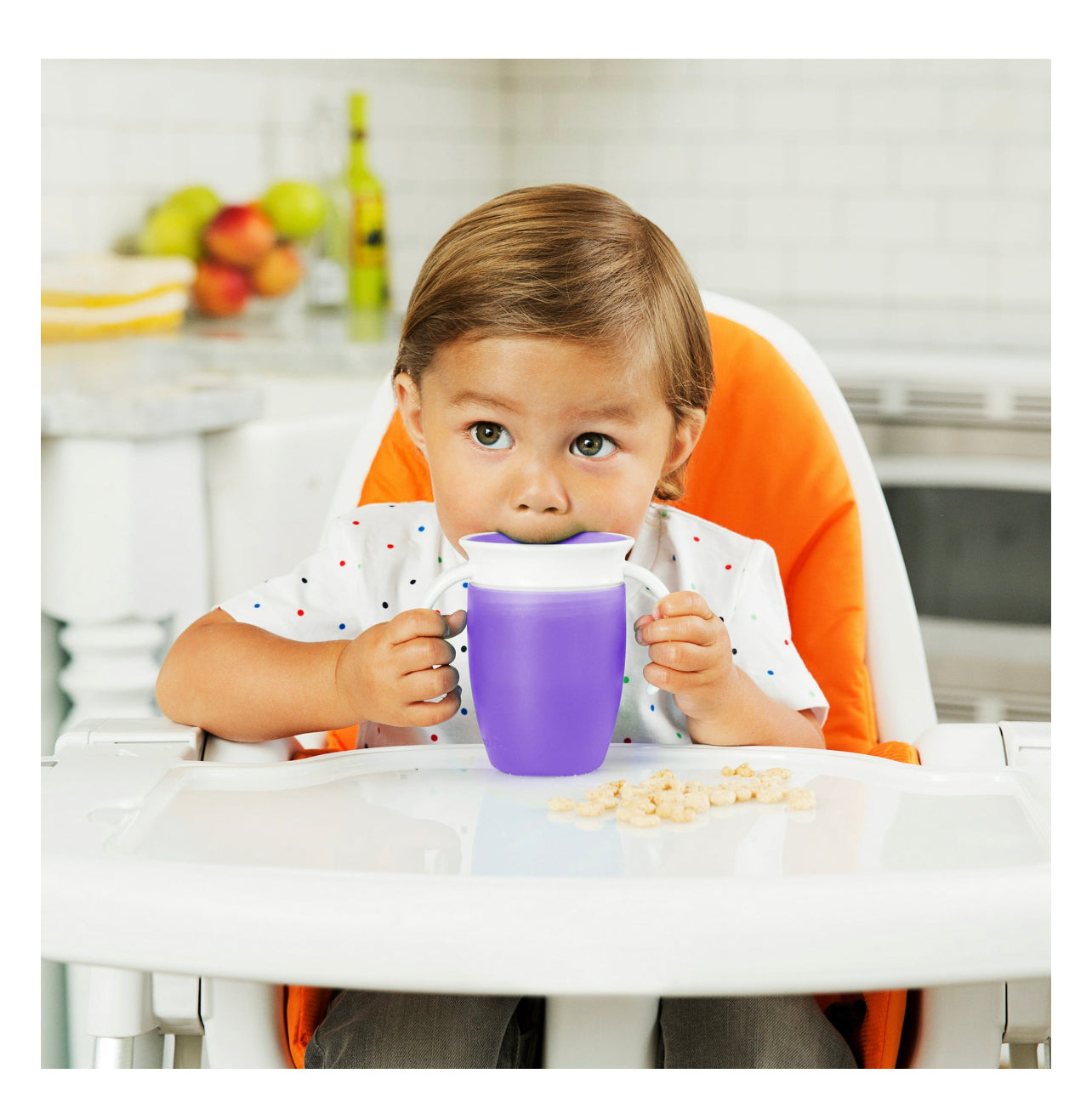 Munchkin Miracle 360˚ Trainer Spoutless Sippy Cup, 7oz, Multiple Colors