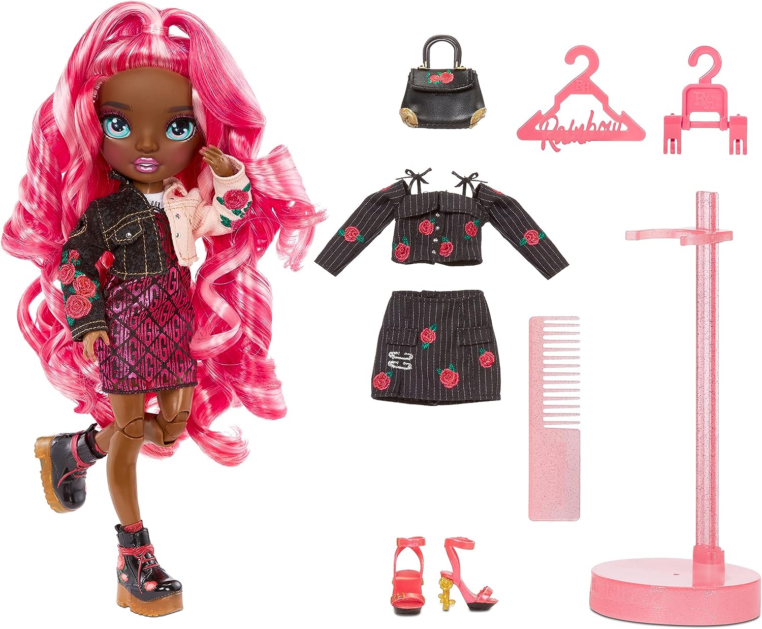 Rainbow High Fashion Doll Daria Roselyn (Rose)