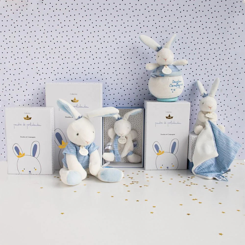 I'm A Sailor Bunny Baby Plush by Doudou et Compagnie