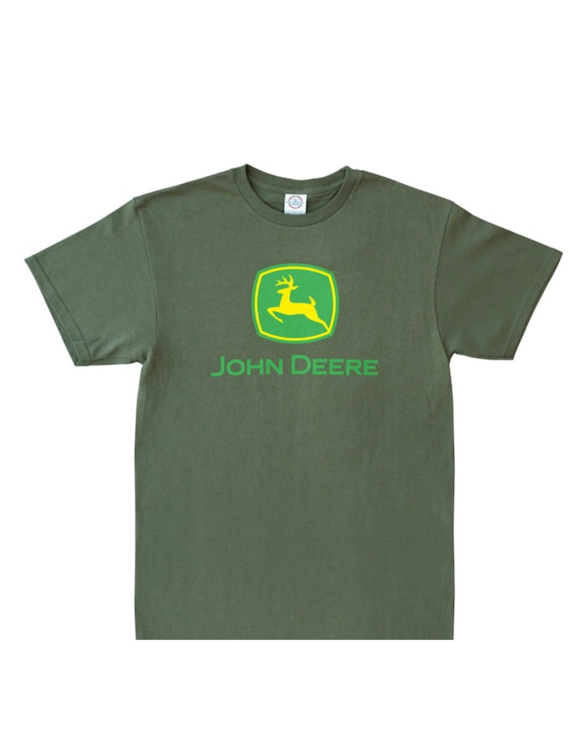 John Deere Men&#39;s Logo Short Sleeve Cotton T-Shirt (Multiple Colors)