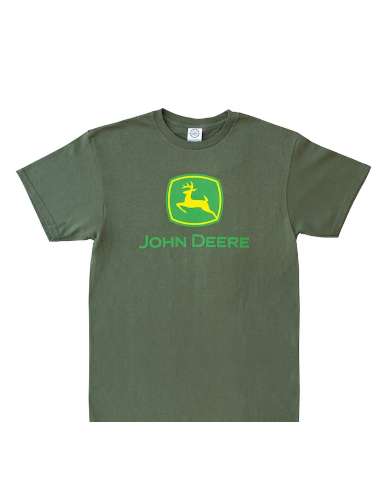 John Deere Men's Logo Short Sleeve Cotton T-Shirt (Multiple Colors)