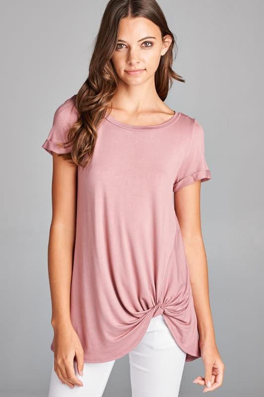 A Twist Above the Rest Tunic Top