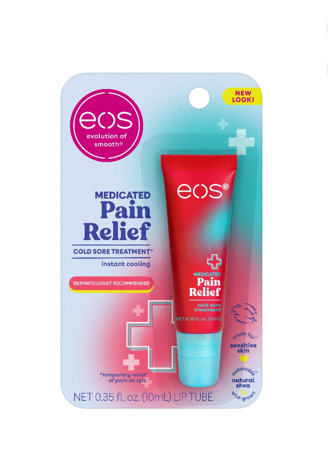 eos Medicated Pain Relief Cold Sore Treatment, .35oz