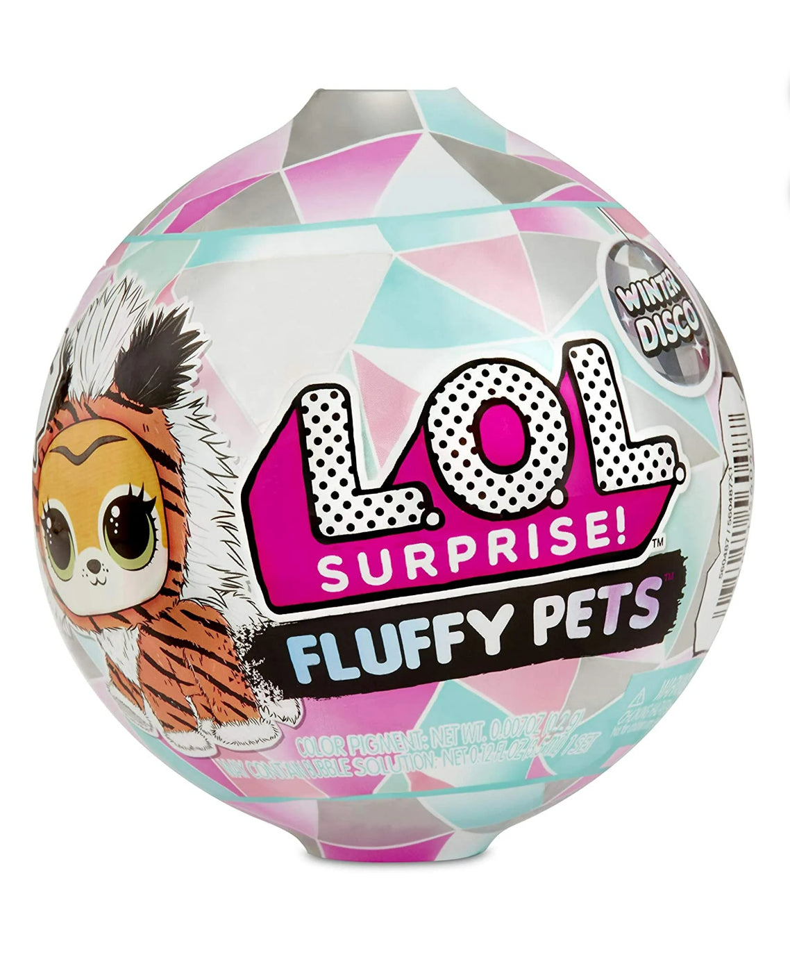 LOL Surprise Fluffy Pets Winter Disco Series with Removable Fur and 9 Surprises