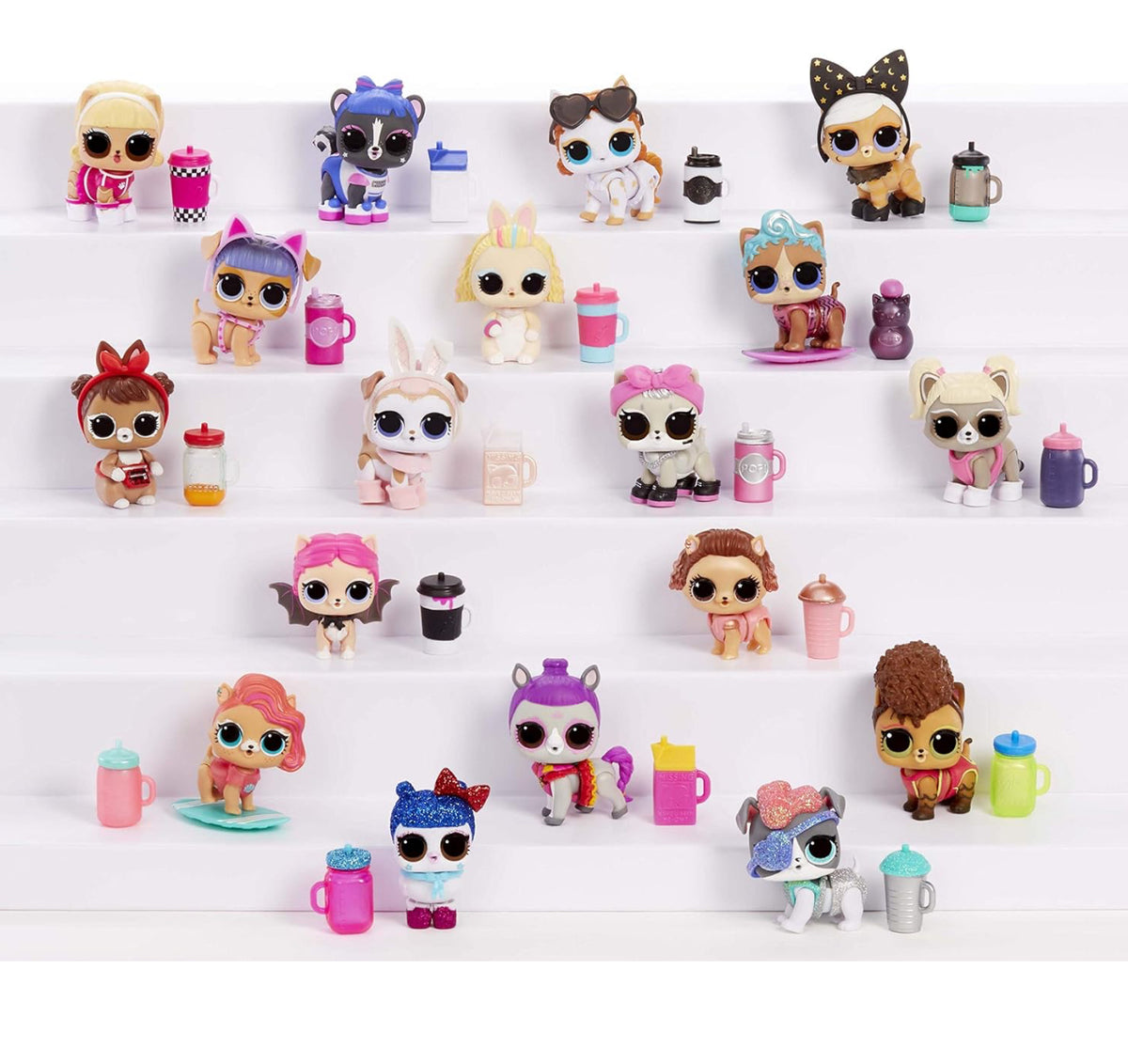 LOL Surprise Fluffy Pets Winter Disco Series with Removable Fur and 9 Surprises