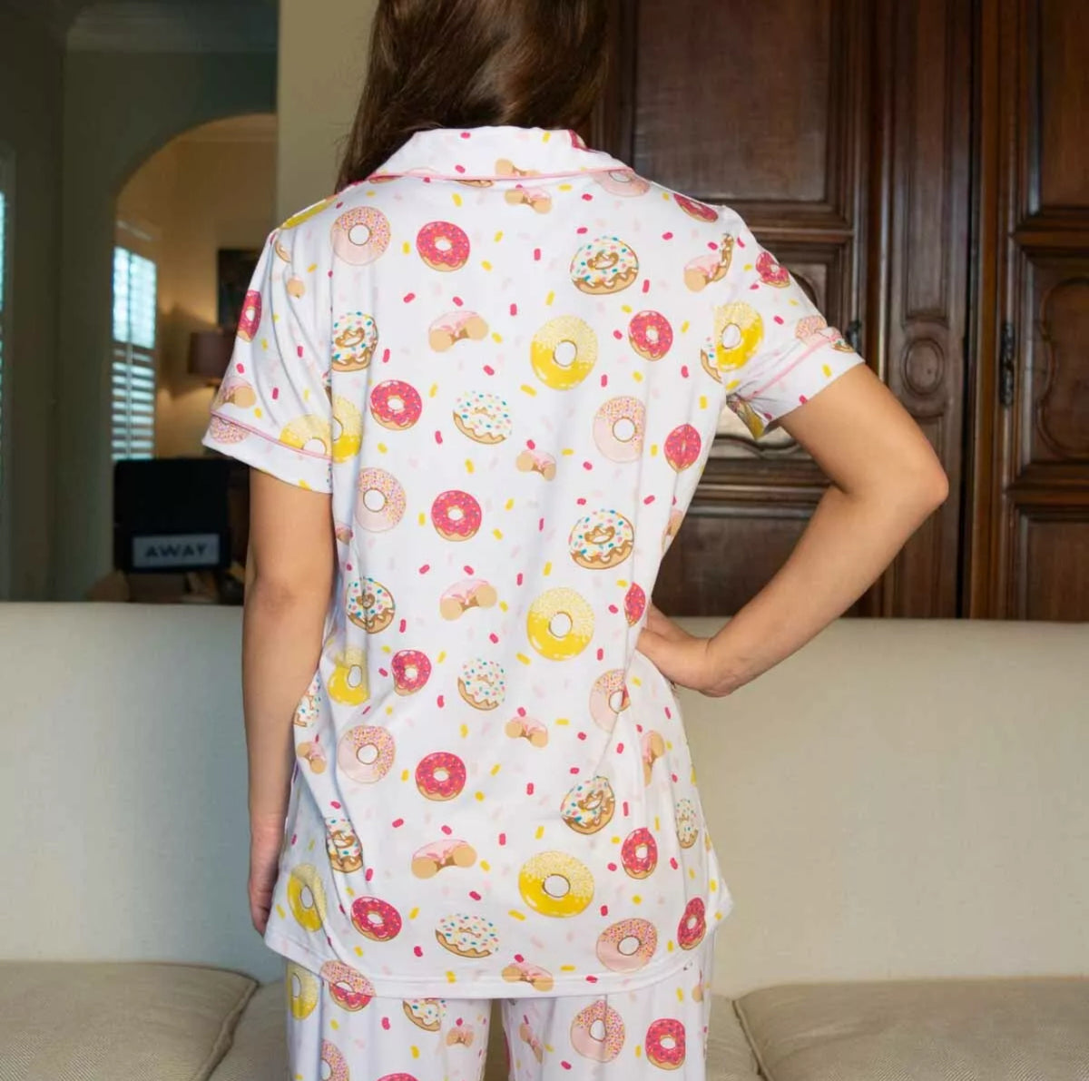 Donut Pajama Sleep Short Set