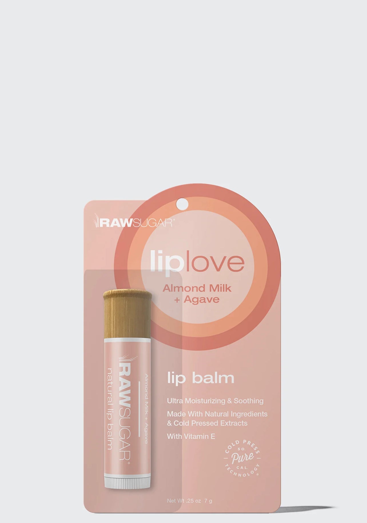 Raw Sugar Lip Balm, .25oz