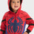 Marvel Spider-man Cosplay Sherpa Hood Zip-up Fleece Sweatshirt, Toddler