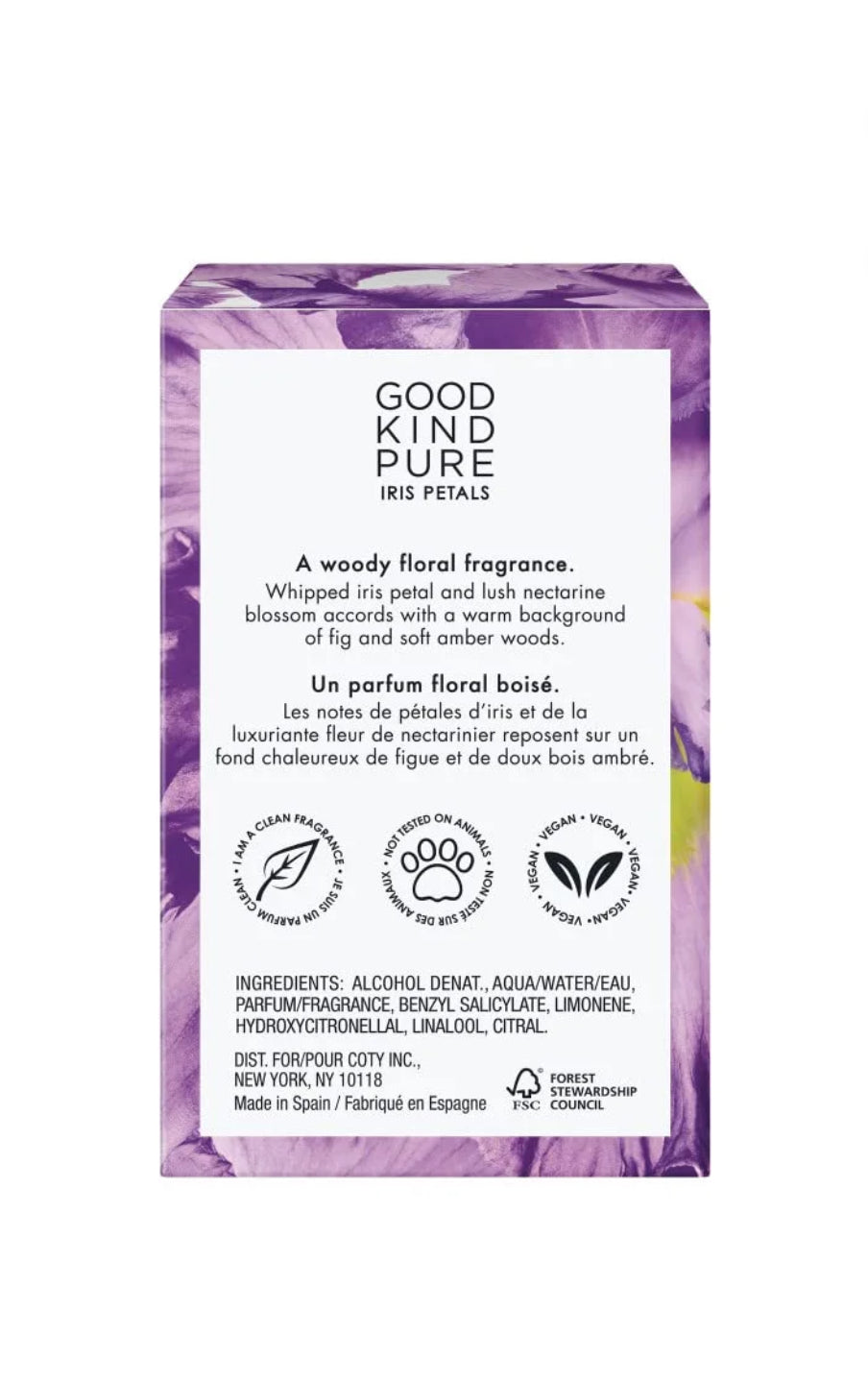 Good Kind Pure Iris Petals, 1 oz Eau de Toilette Spray