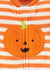 Carter's Halloween Baby Orange Stripe Pumpkin Fleece Pajamas One Piece