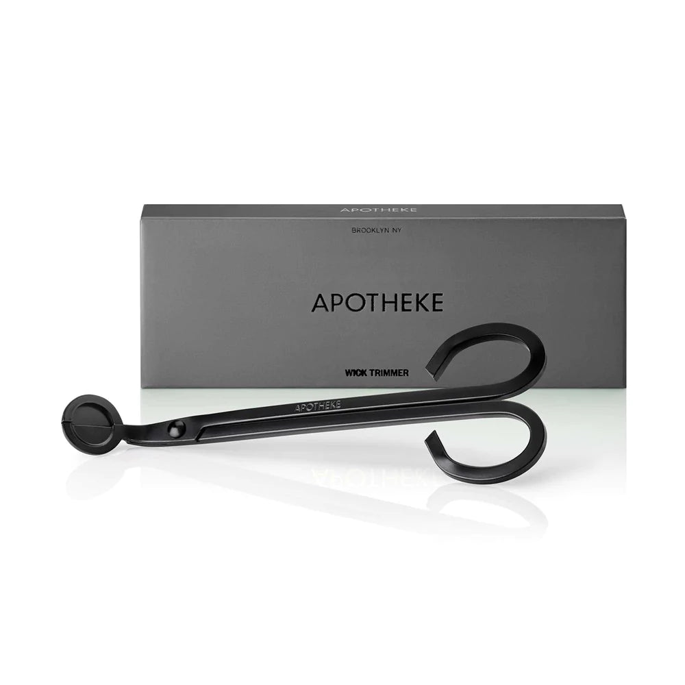 Apotheke Black Metal Candle Wick Trimmer
