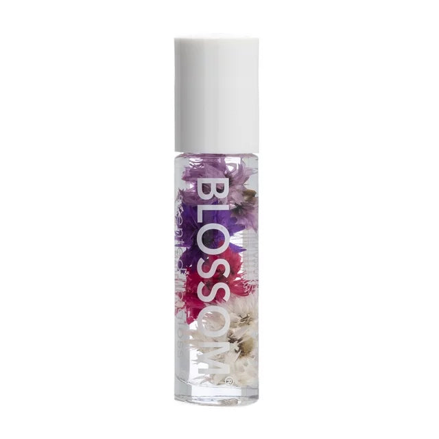 Blossom Scented Roll on Lip Gloss, Infused with Real Flowers, 0.20 fl. oz./5.9ml