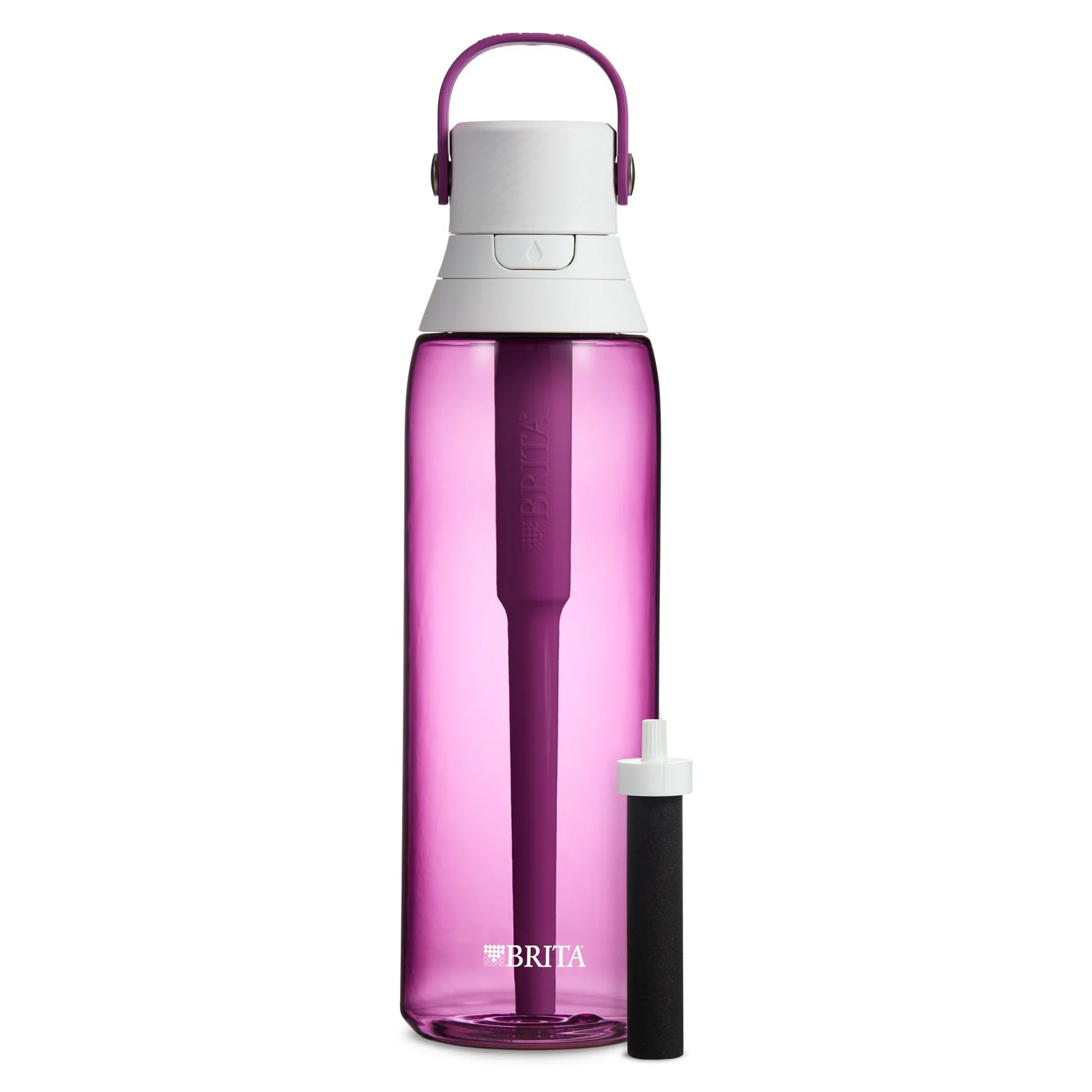 Brita Water Bottle With Filter, Orchid, 26oz