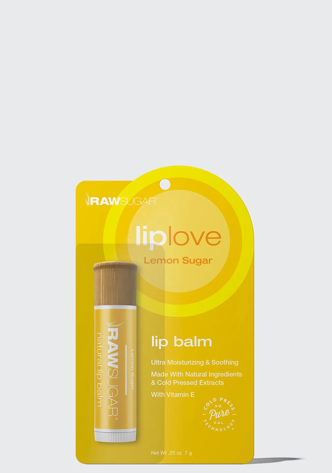 Raw Sugar Lip Balm, .25oz