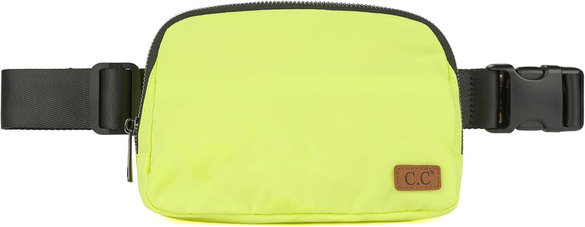 C.C. Basic Belt Bag Fanny Pack with Adjustable Strap, Multiple Colors