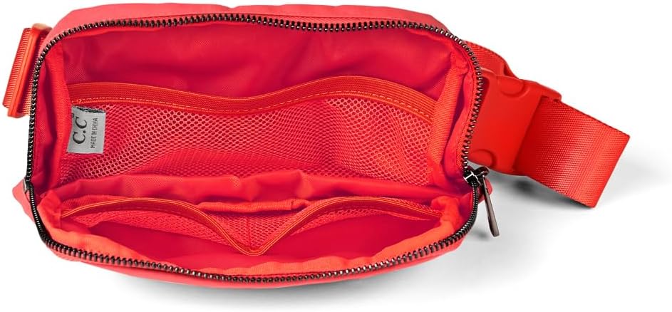 C.C. Basic Belt Bag Fanny Pack with Adjustable Strap, Multiple Colors