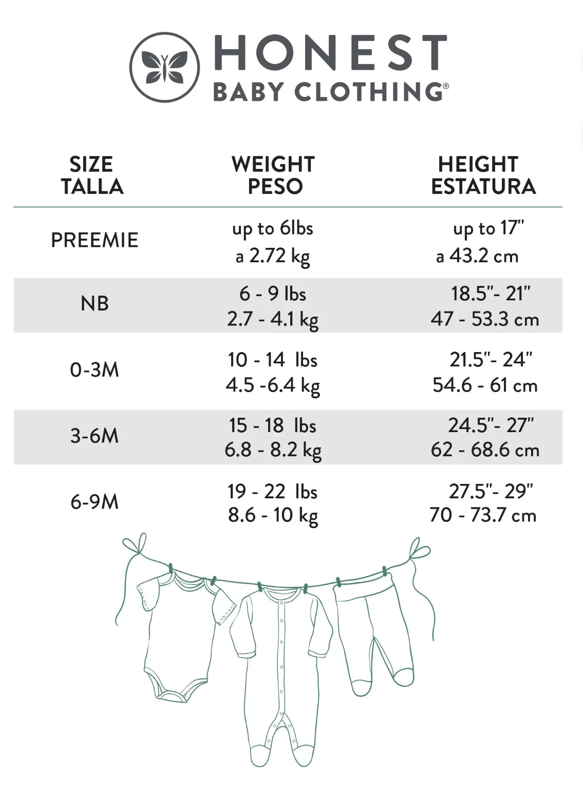 Honest Baby Clothing Organic Cotton Long Sleeve Sleep & Play