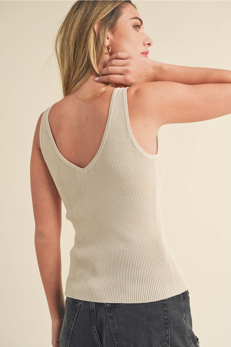 Heidi Knit Sweater Tank by Aemi + Co