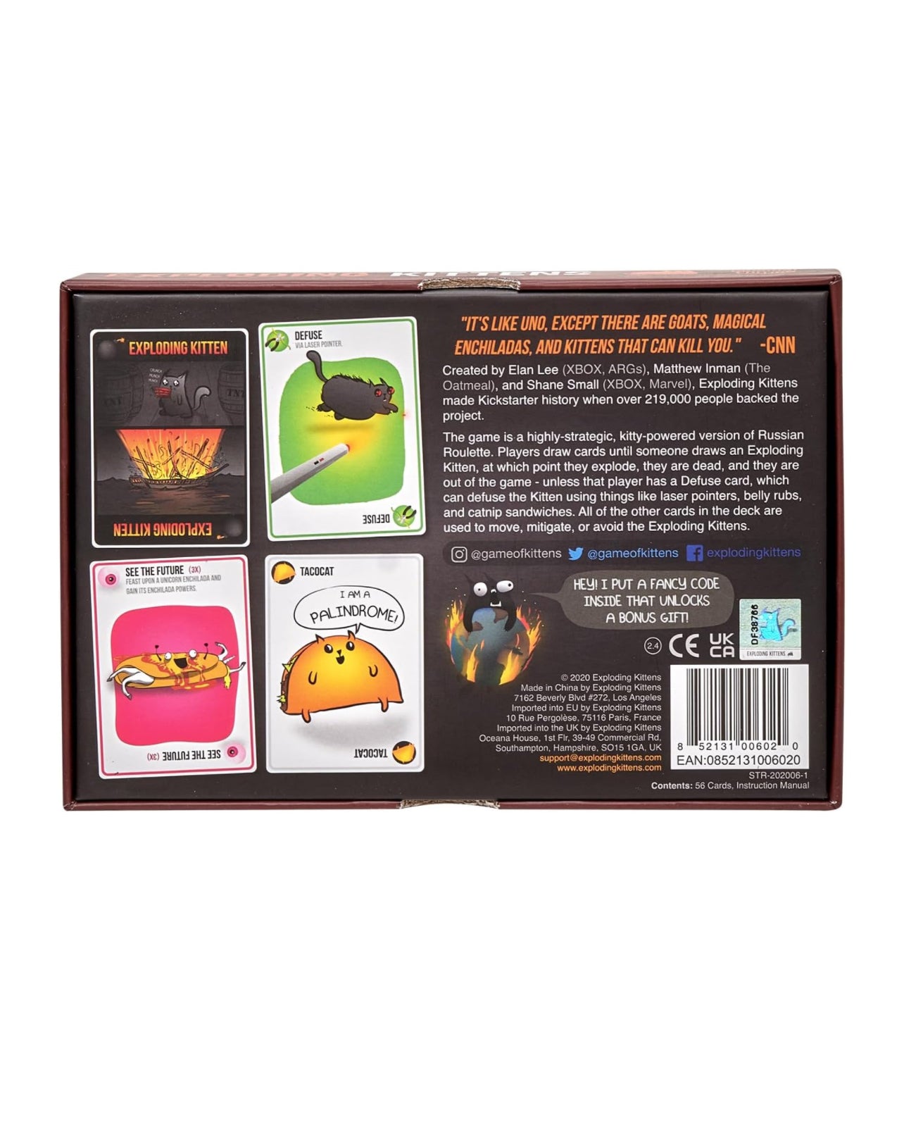 Exploding Kittens Card Game