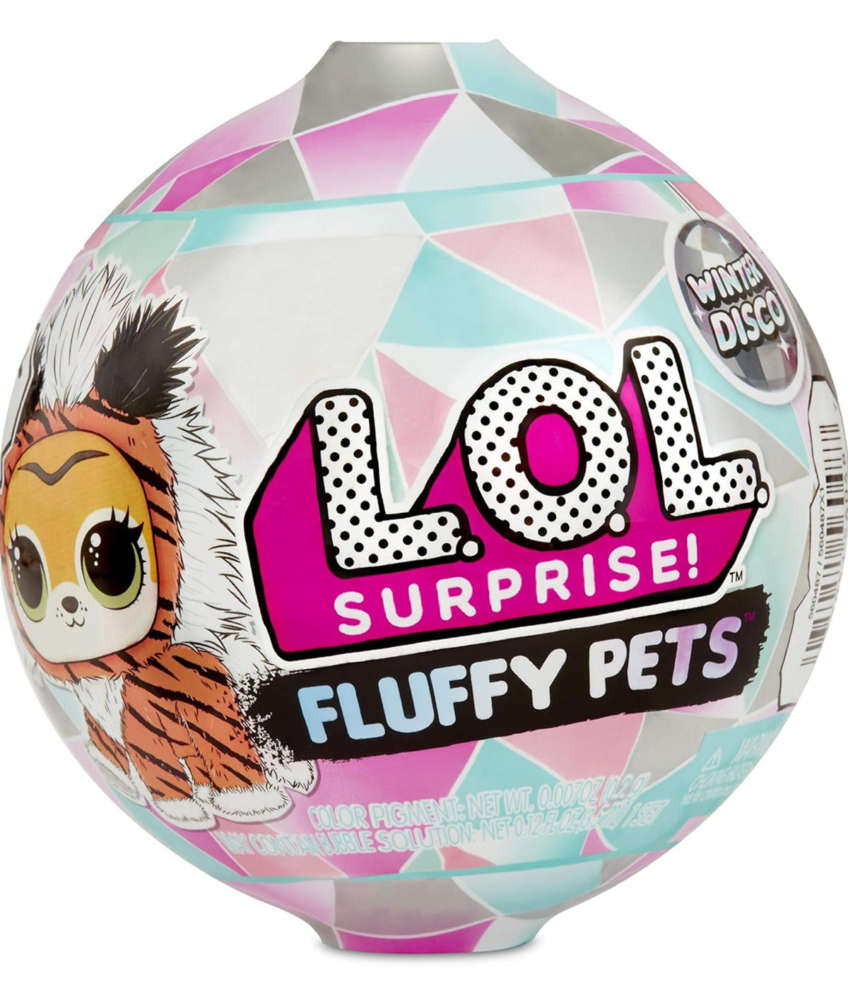 LOL Surprise Fluffy Pets Winter Disco Series with Removable Fur and 9 Surprises