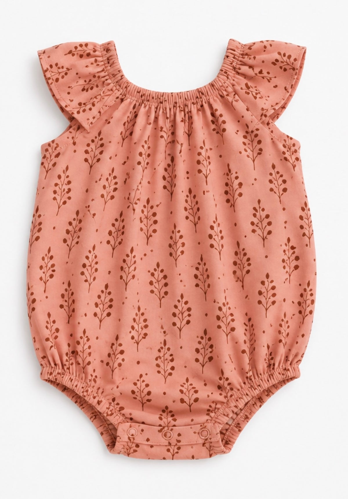 Bailey’s Blossoms Autumn Meadow Ruffle Sleeve Romper