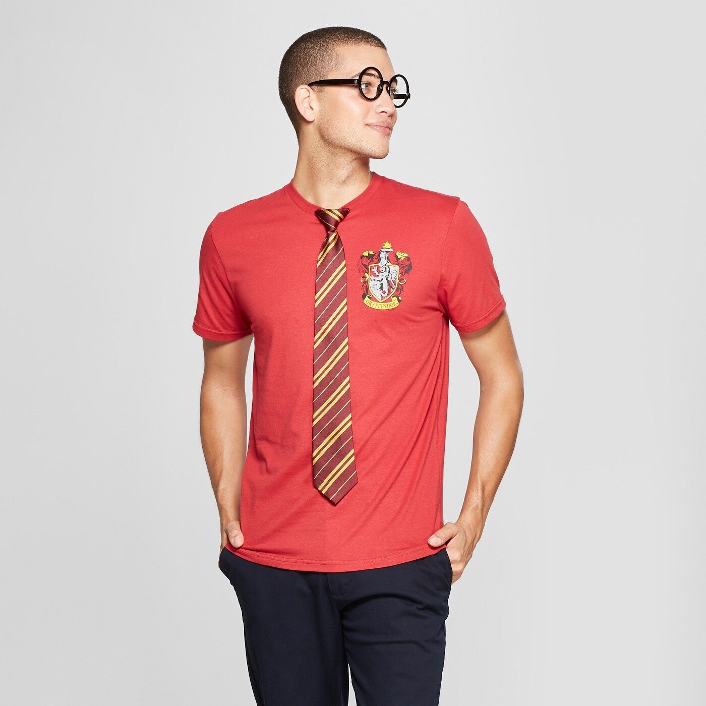 Harry Potter Gryffindor T-shirt with tie and glasses