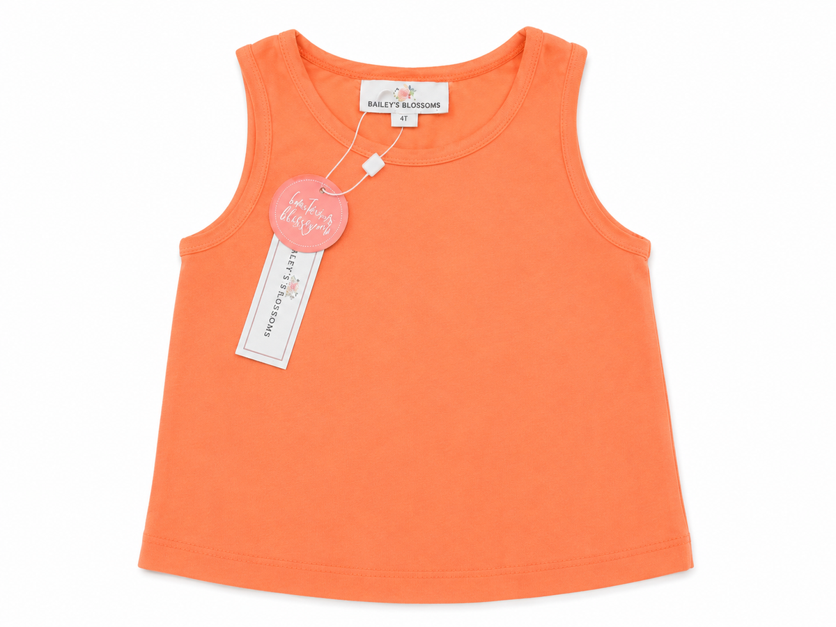 Bailey’s Blossoms Tank Top – Orange