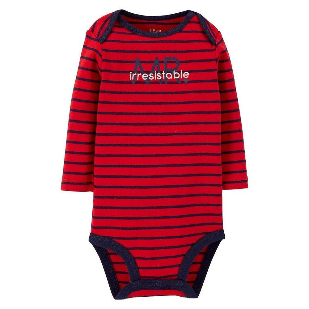 &quot;MR. irresistible&quot; Striped Bodysuit- Just One You by Carter&#39;s