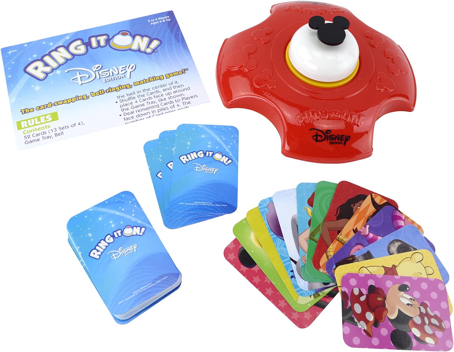 Disney Ring It On! The Card-Swapping, Bell-Ringing, Matching Game!