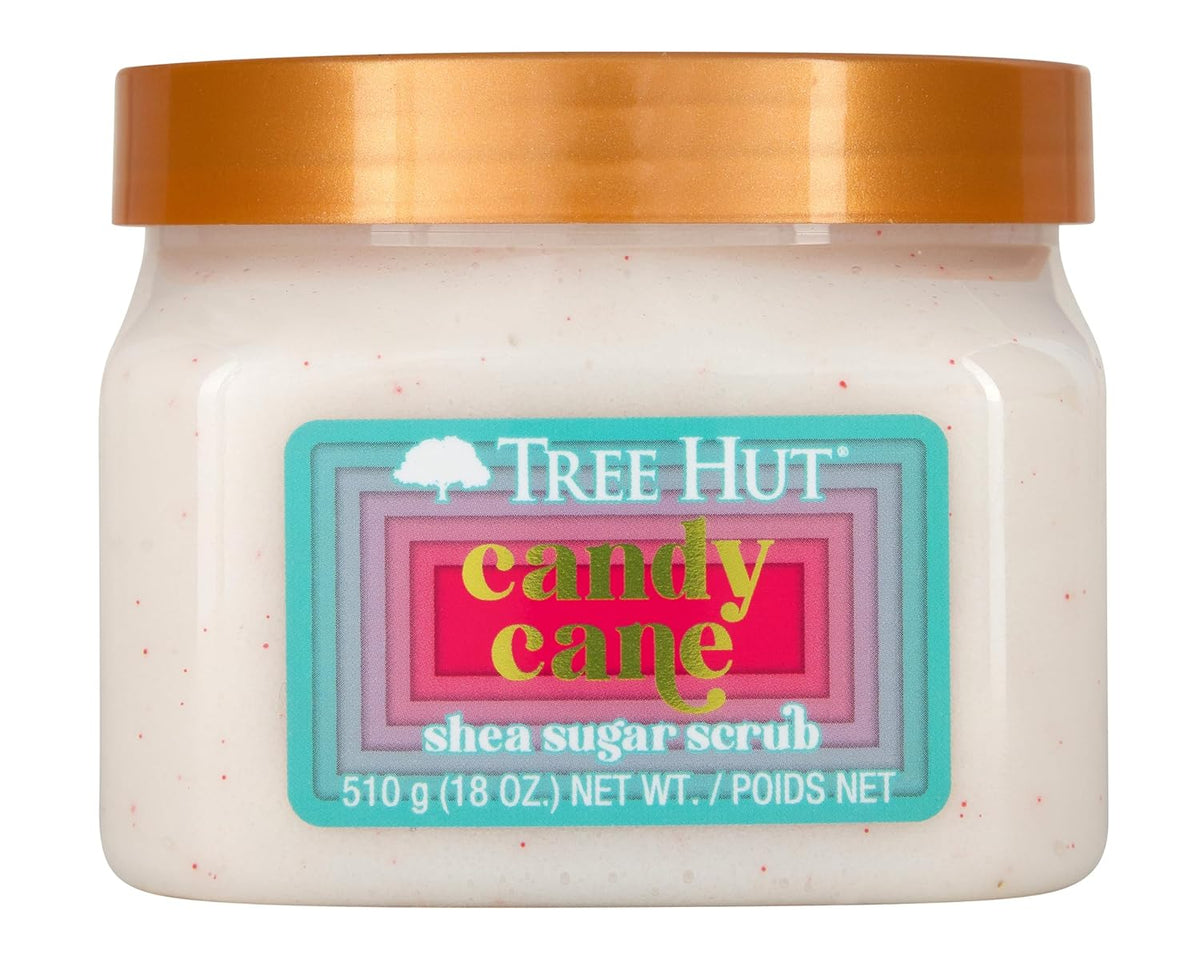 Tree Hut Candy Cane Shea Sugar Body Scrub - 18oz