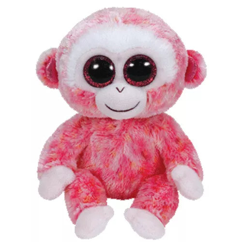 TY Beanie Boos- 6&quot; Ruby the Monkey Plush (Retired)