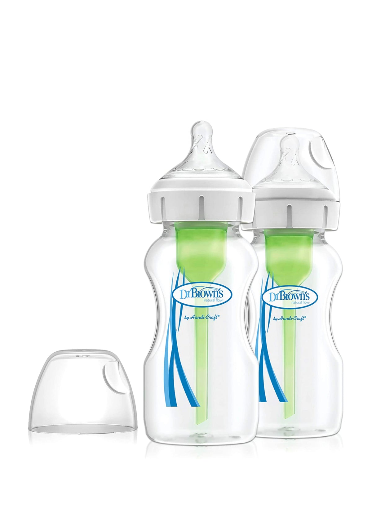 Dr. Brown’s Options+ Wide-Neck Baby Bottle, 9oz, 2-pack