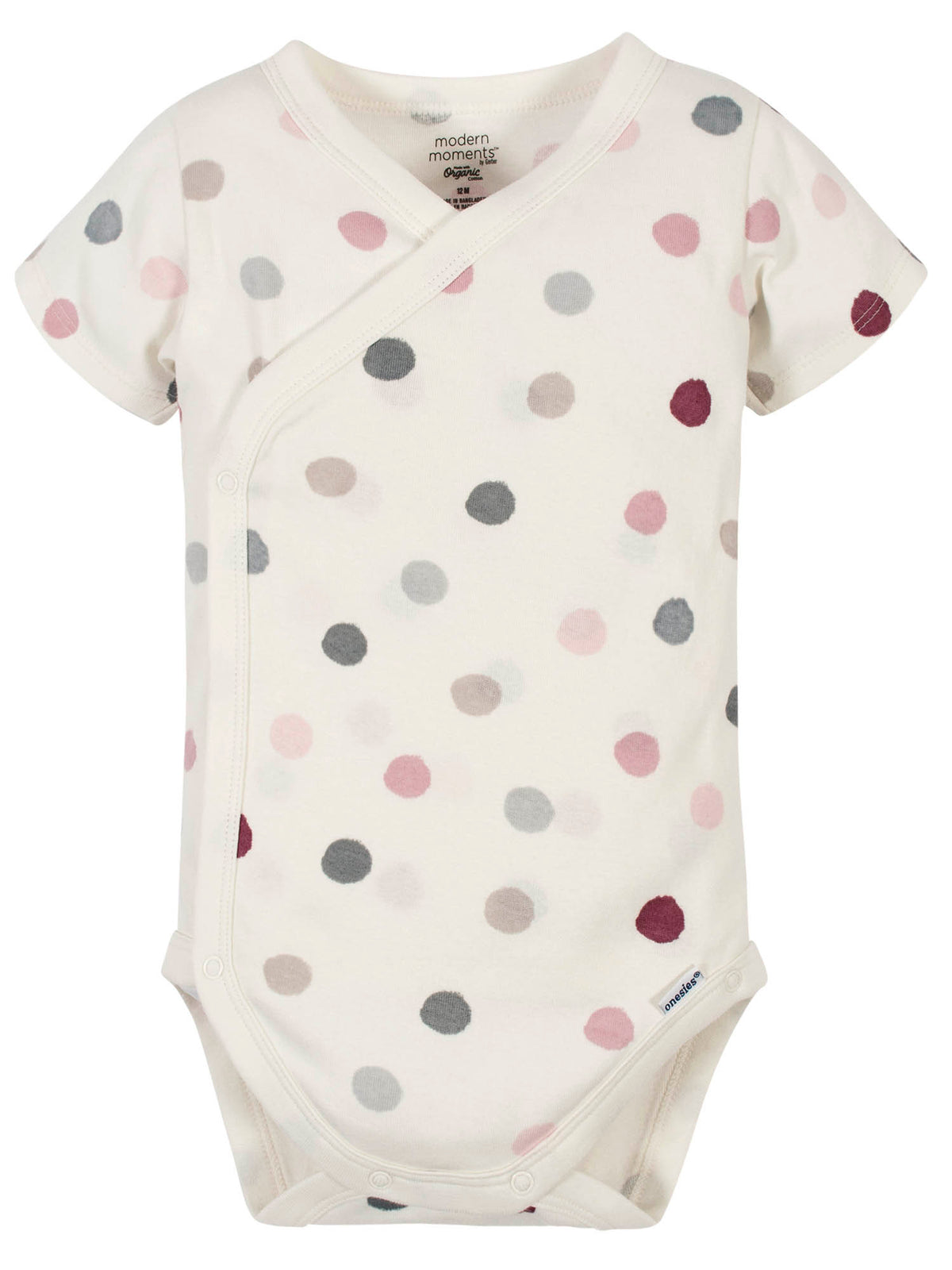 Gerber Modern Moments Baby Girl Kimono Onesies Bodysuit