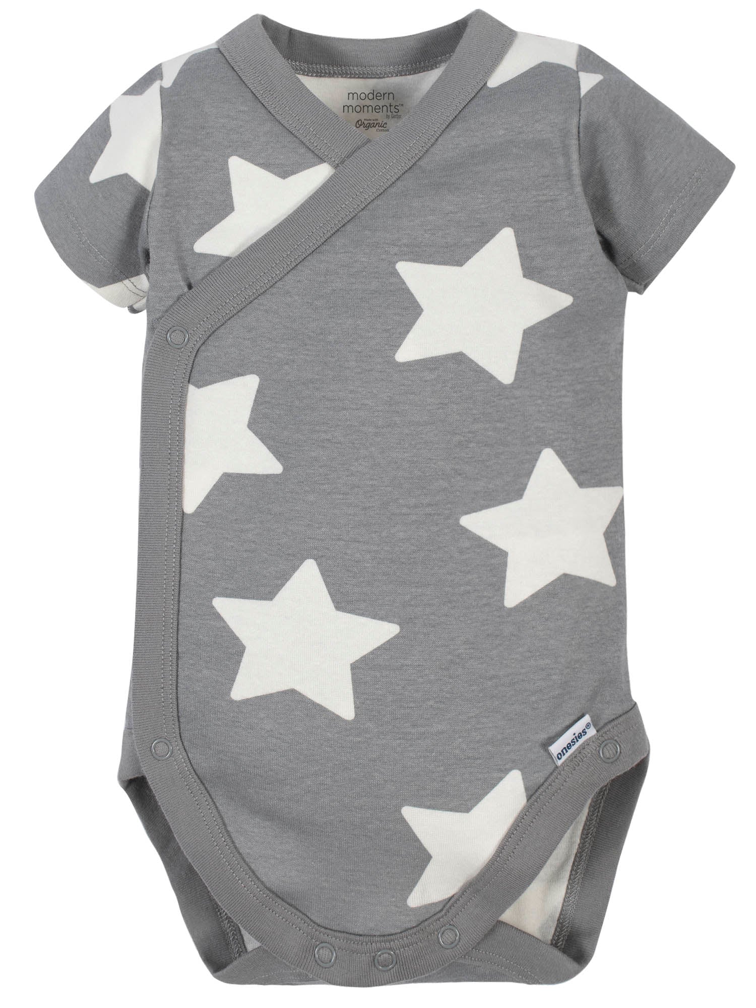 Gerber Modern Moments Baby Boy Kimono Onesies Bodysuit