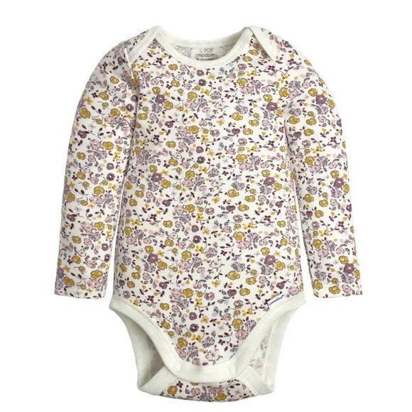 Modern Moments by Gerber Baby Girl Long Sleeve Onesies Bodysuit
