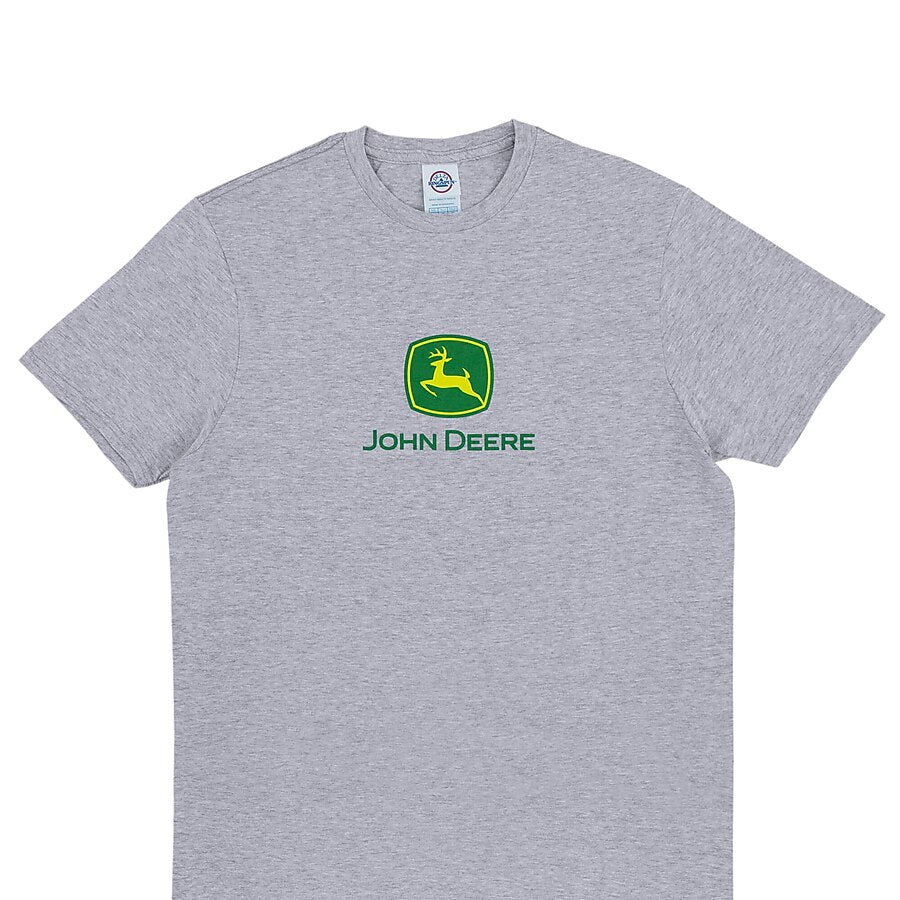 John Deere Men's Logo Short Sleeve Cotton T-Shirt (Multiple Colors)