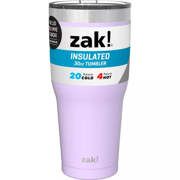 Zak! Designs 30oz Double Wall Stainless Steel Cascadia Tumbler - Purist Blue