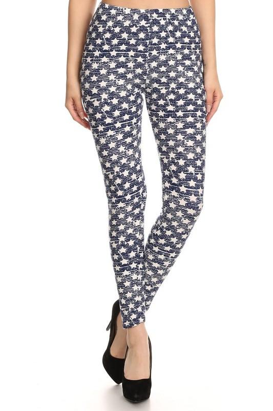 Denim Stars Buttery Soft Leggings