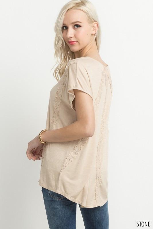 Lace Trim Top
