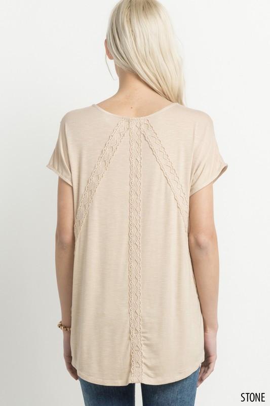 Lace Trim Top