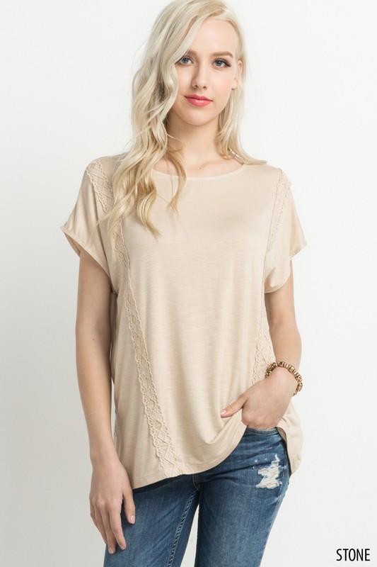 Lace Trim Top
