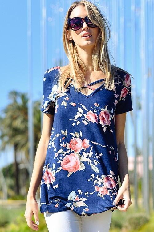Peony Floral Tunic