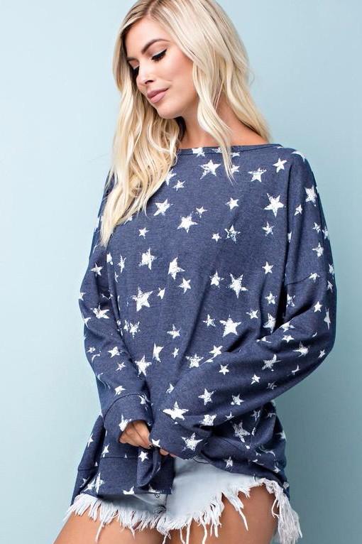 Star Printed Top