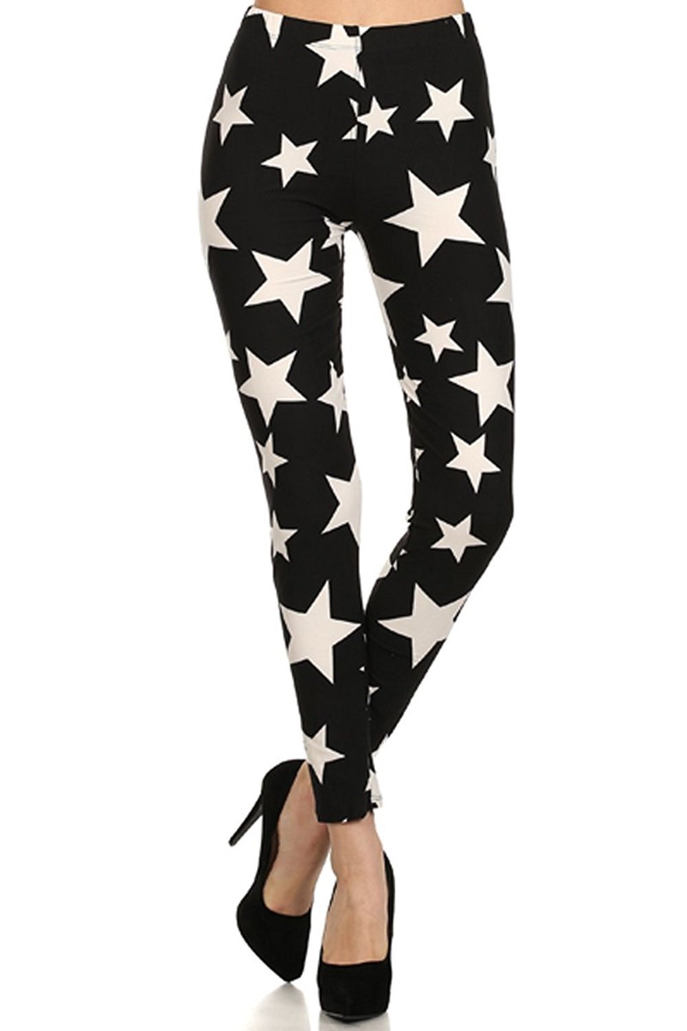 Buttery Soft Americana Stars & Stripes Leggings Tall & Curvy XL